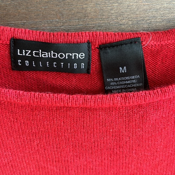 Liz Claiborne size med Silk/cashmere sweater - Picture 3 of 4